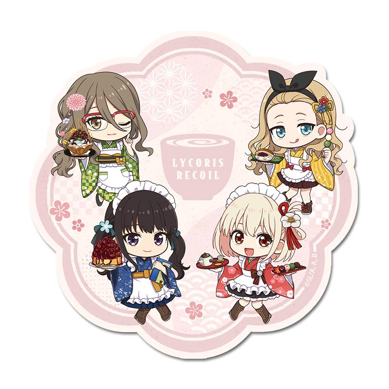 《莉可麗絲》和メイドver. ぷちちょこ 磁力貼 錦木千束 井ノ上たき 100mm