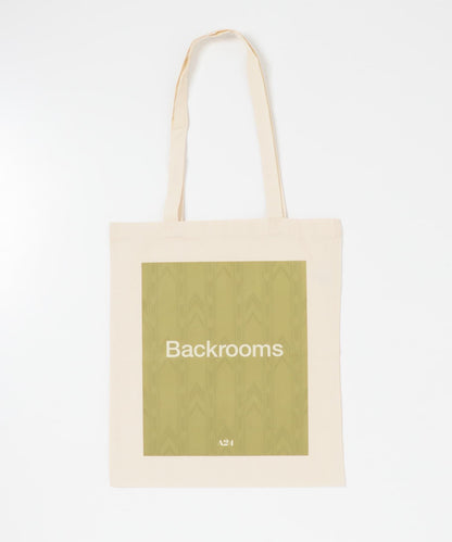 URBAN RESEARCH×Backrooms×A24 聯名 電影壁紙 圖案 帆布托特包 A4收納 約75g