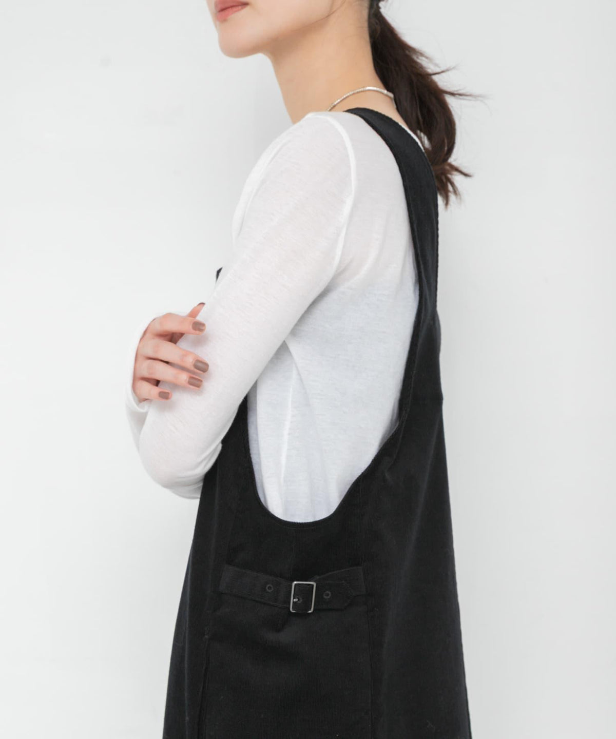 URBAN RESEARCH 細燈芯絨吊帶連衣裙 女士 2026秋冬