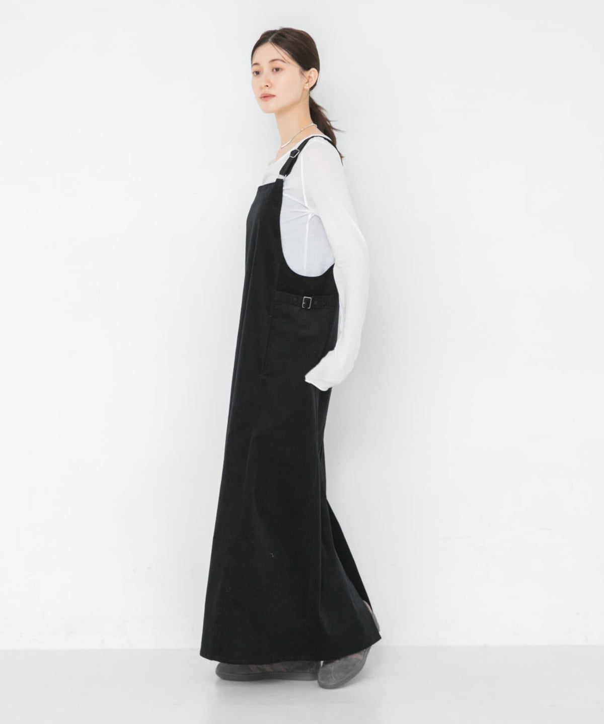 URBAN RESEARCH 細燈芯絨吊帶連衣裙 女士 2026秋冬