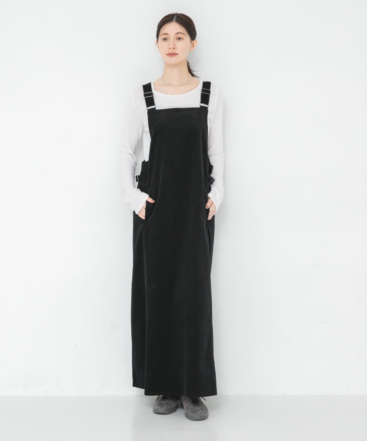 URBAN RESEARCH 細燈芯絨吊帶連衣裙 女士 2026秋冬