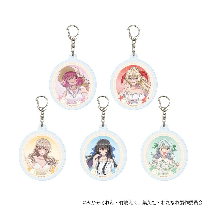 我が戀人になれるわけないじゃん、ムリムリ！（※ムリじゃなかった！？） 亞克力鑰匙扣02 角色全套（共5種） 描き下ろしイラスト 亞克力 金屬 掛件