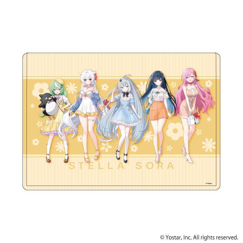 ステラソラ 集合デザイン 夏私服ver. 硬質收納盒 A5尺寸 PVC 222×158mm