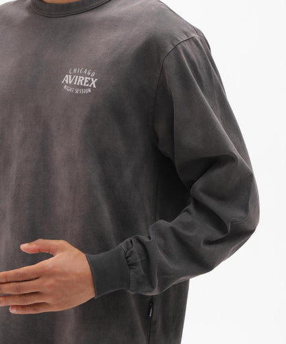 AVIREX 品牌直營限定 PIN-UP L/S T-SHIRT 長袖T恤 男士