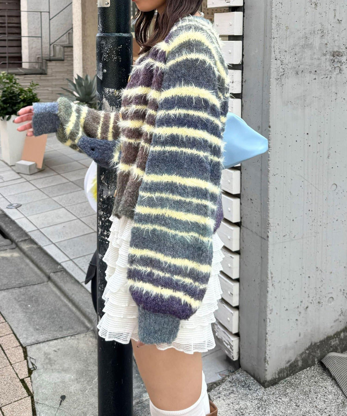 CIAOPANIC 拼色針織開衫