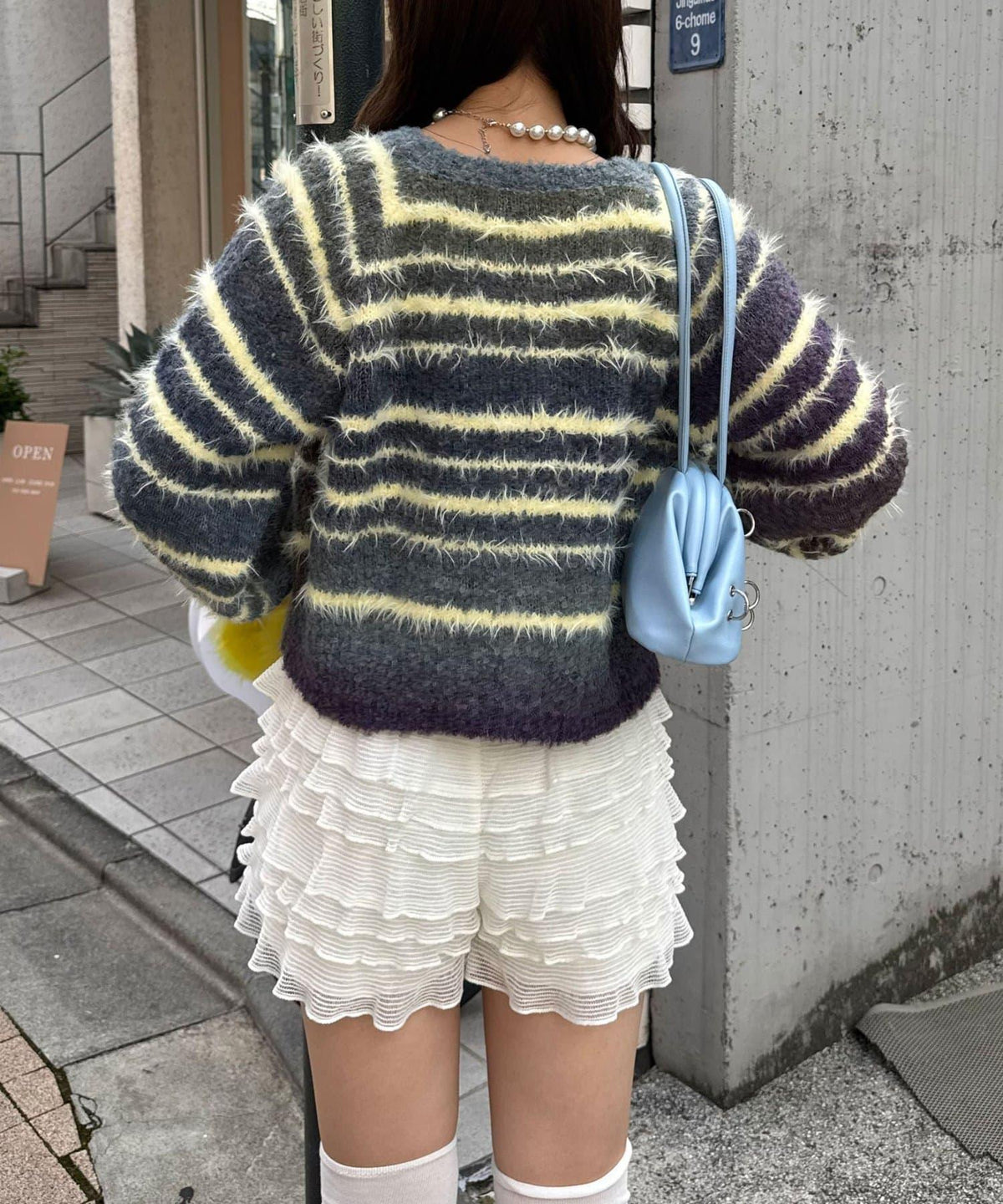 CIAOPANIC 拼色針織開衫