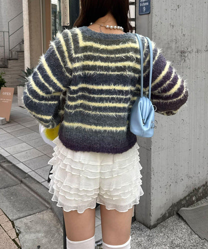CIAOPANIC 拼色針織開衫