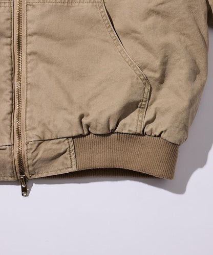 FREAK'S STORE 2way 仿皮草可拆卸連帽棉服夾克 軍裝風 連帽衫 棉服
