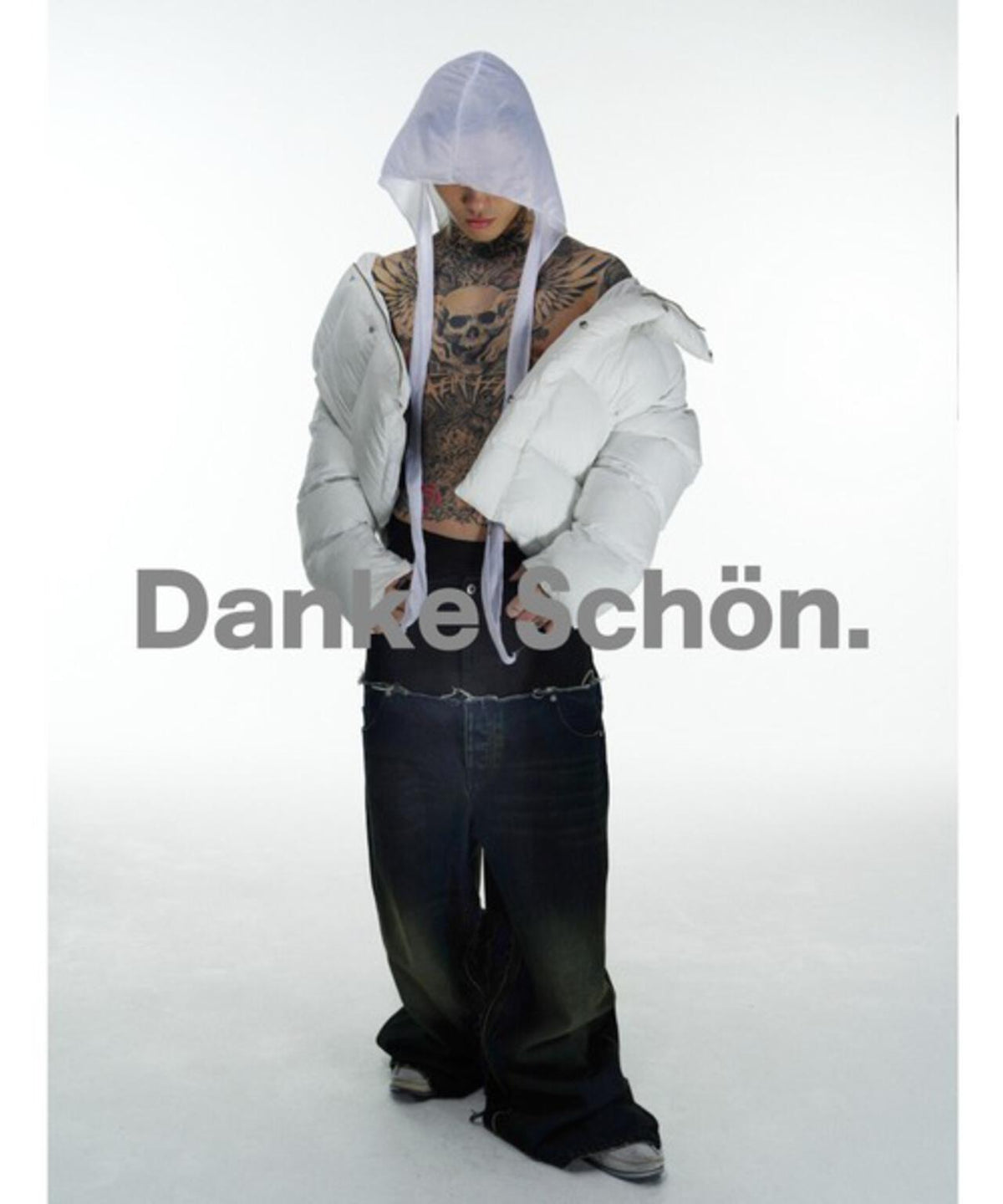 DankeSchon 短款連帽飛行員夾克 寬鬆保暖 街頭風 疊穿設計