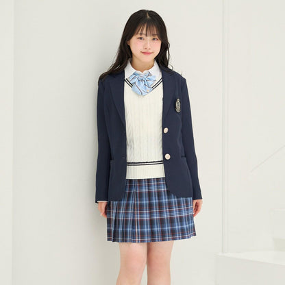 Lovetoxic 徽章裝飾西裝外套 卒服 畢業季 禮儀場合 聚會 発表會 演出服 100%聚酯纖維
