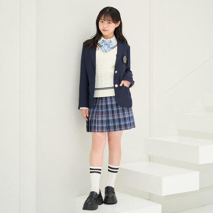 Lovetoxic 徽章裝飾西裝外套 卒服 畢業季 禮儀場合 聚會 発表會 演出服 100%聚酯纖維