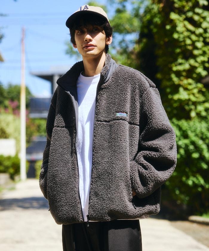 FREAK'S STORE 品牌標誌拼色連帽拉鍊保暖寬鬆休閒外套 男 女