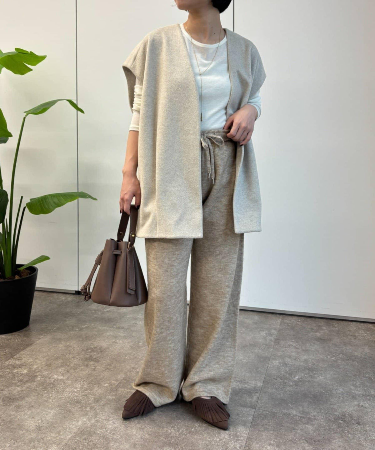 Jena espace merveilleux 針織褲 腈綸混紡 運動褲