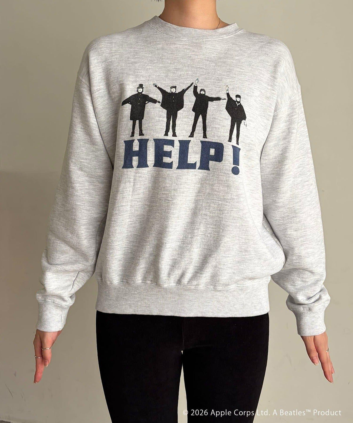 CAPRICIEUX LE'MAGE BEATLES HELP 印花圓領套頭衫 衛衣