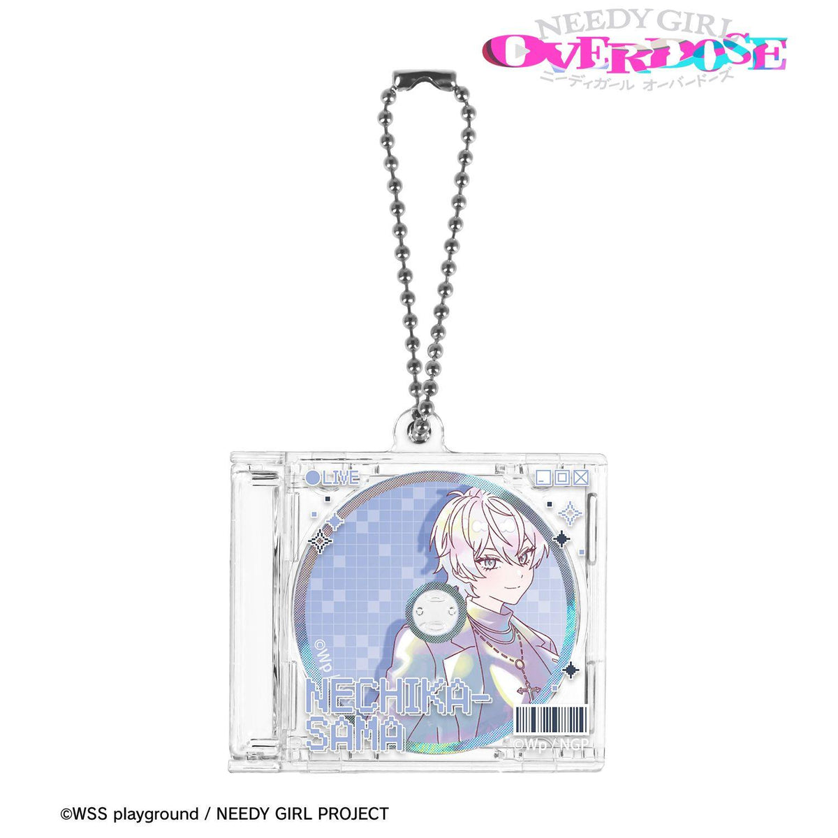 NEEDY GIRL OVERDOSE 禰智禍 Ani-Art KAWAII label CDジャケット型鑰匙扣 聚苯乙烯