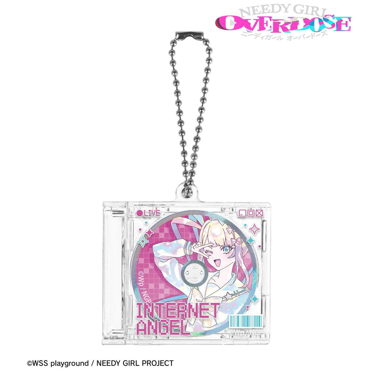 NEEDY GIRL OVERDOSE 超てんちゃん Ani-Art KAWAII label CDジャケット型鑰匙扣 掛件 聚苯乙烯