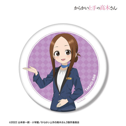 《擅長捉弄的高木同學》 描き下ろし 高木さん ホテルコンシェルジュ お仕事體験ver. 第2弾 BIG缶バッジ 直徑15.2cm 紙/ブリキ 徽章