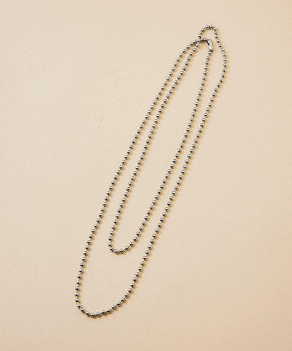 Remind me and forever 醫用級不鏽鋼球鏈項鍊 126cm 飾品