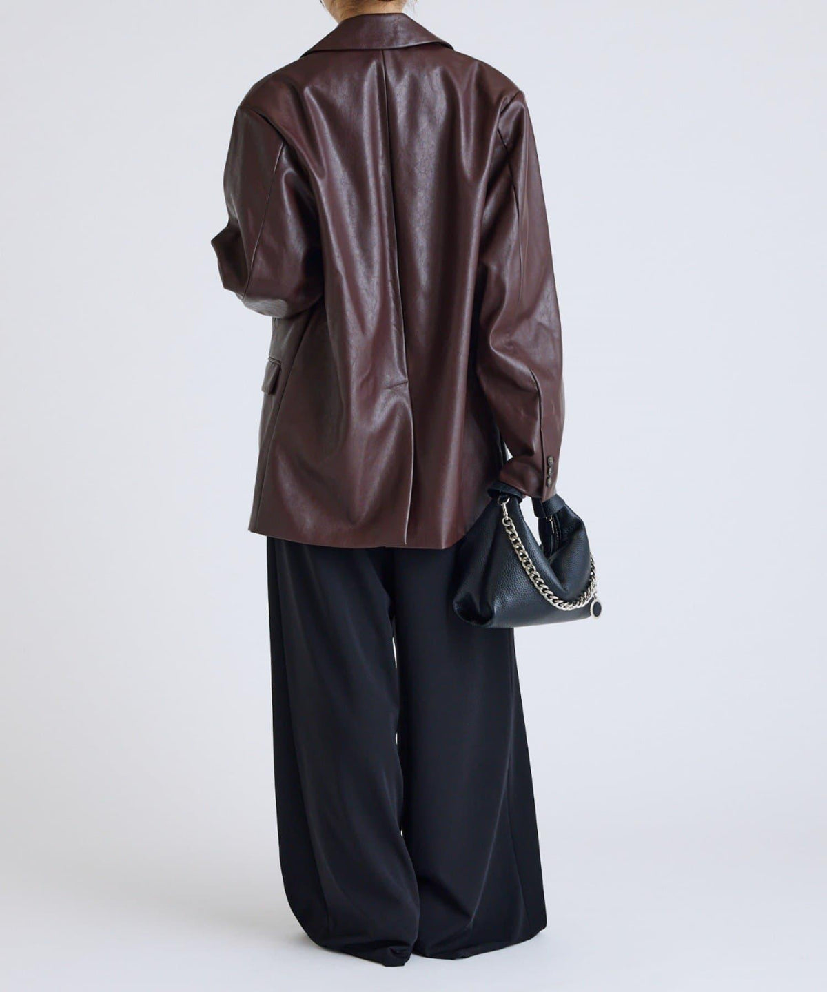 Lui's FEMME 26AW 合成皮革 テーラードジャケット