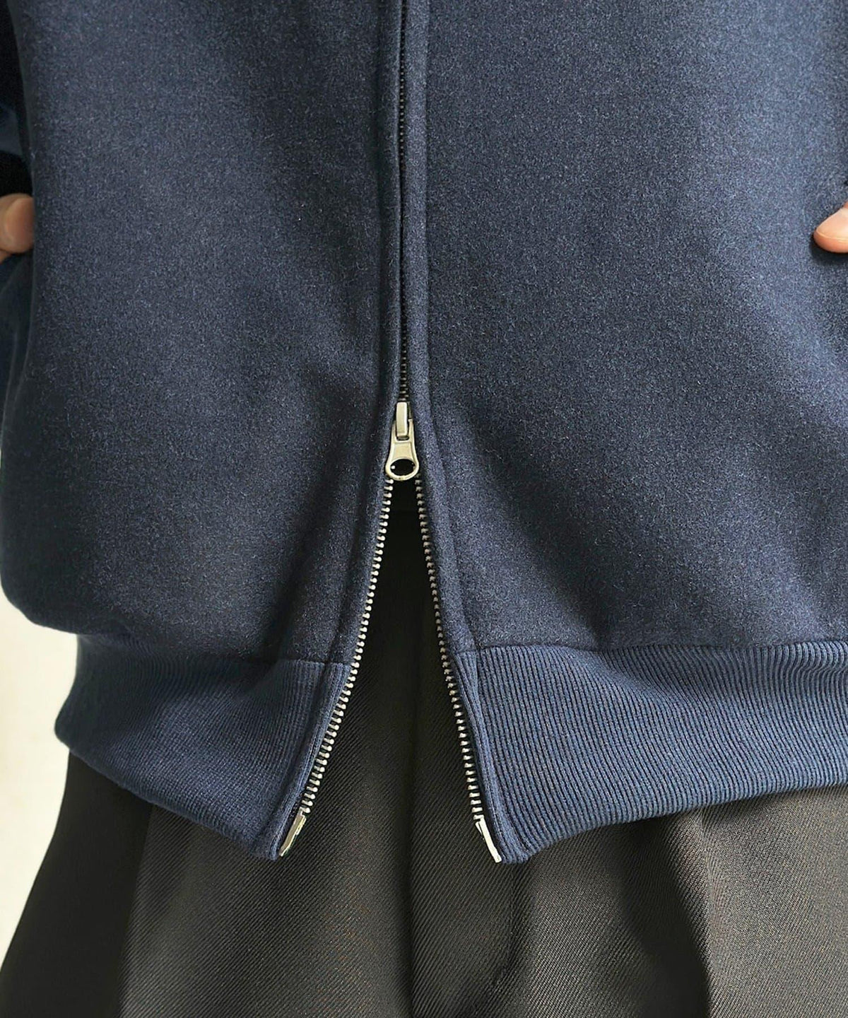 U.S. POLO ASSN. 刺繡拉鍊連帽衫 連帽夾克 男士 滌綸混紡 滌綸