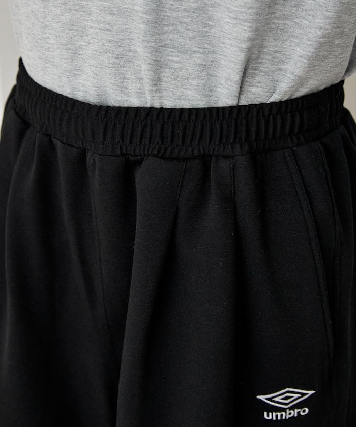 UMBRO × PUBLUX 聯名款 別注款 圓筒面料打褶寬鬆運動長褲