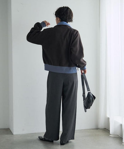 Foxfire × FREAK'S STORE 聯名款 拼色 連帽抓絨拉鍊夾克外套 夾克衫