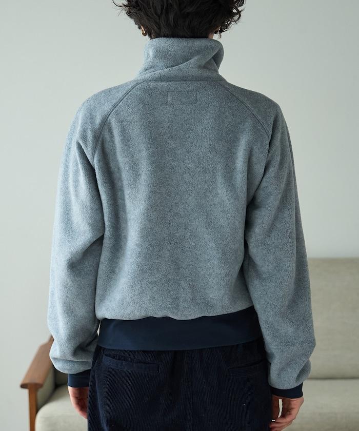 Foxfire × FREAK'S STORE 聯名款 拼色 連帽抓絨拉鍊夾克外套 夾克衫