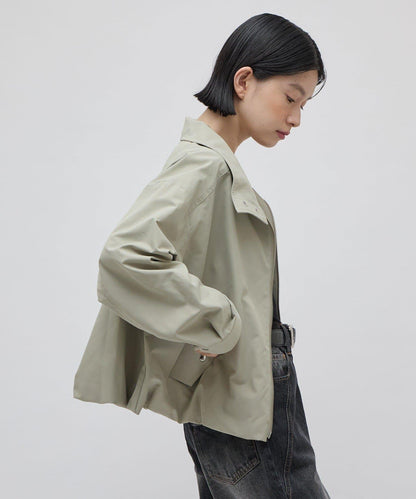 Lui's FEMME 26AW 寬鬆落肩抽繩下襬拉鍊夾克 外套