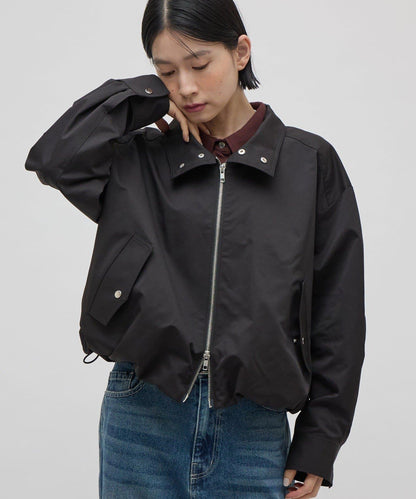 Lui's FEMME 26AW 寬鬆落肩抽繩下襬拉鍊夾克 外套