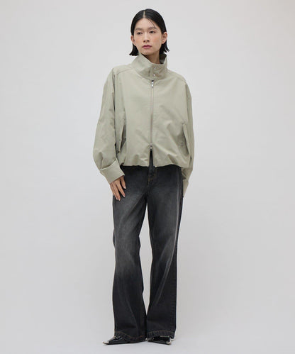 Lui's FEMME 26AW 寬鬆落肩抽繩下襬拉鍊夾克 外套