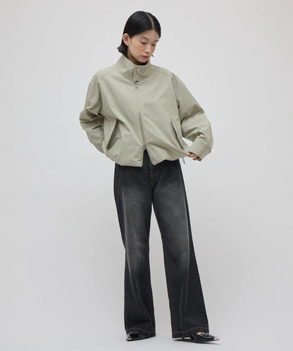 Lui's FEMME 26AW 寬鬆落肩抽繩下襬拉鍊夾克 外套