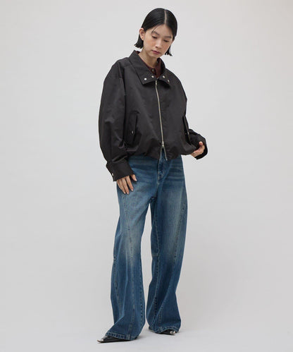Lui's FEMME 26AW 寬鬆落肩抽繩下襬拉鍊夾克 外套