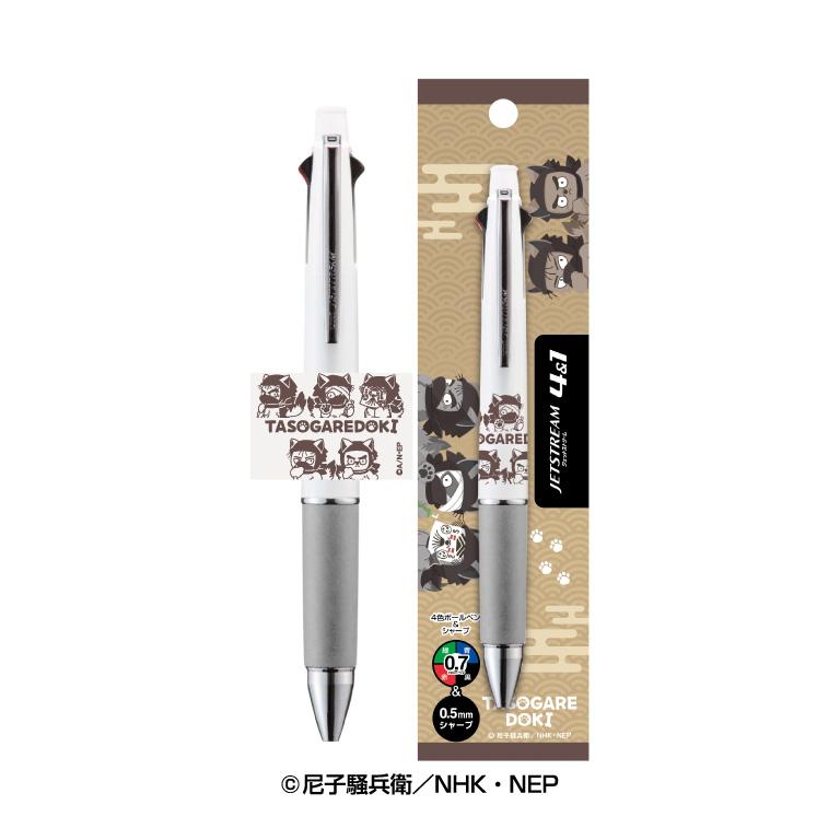 忍者亂太郎 動物變身系列 多功能筆 4色圓珠筆+0.5mm自動鉛筆 黑色/紅色/藍色/綠色 0.7mm筆芯