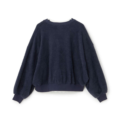 POM PONETTE AMI 2件套 刺繡徽章кардиган 蕾絲下襬T恤 連衣裙