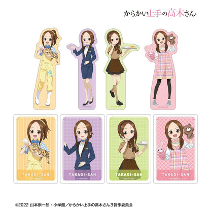 《擅長捉弄的高木同學》描き下ろし 高木さん お仕事體験ver. 第2弾 交易式異形貼紙 8個裝 紙 PP