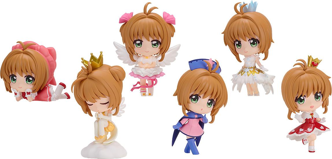 《魔卡少女櫻》クリアカード編 木之本桜 メモリアルコレクション 盲盒系列 公仔 6個裝 塑料制