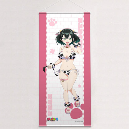 ばっどがーる 瑠璃葉るら アニマル水著 特大掛畫 滌綸 160cm