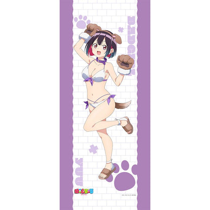 ばっどがーる 描き下ろし特大タペストリー 優谷優 アニマル水著 72x160cm