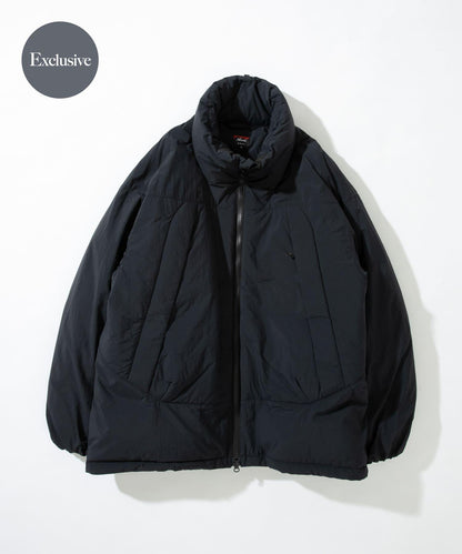 別注 NANGA EKAL 聯名 26FW 戶外保暖立領羽絨服 環保再生尼龍 軍裝口袋