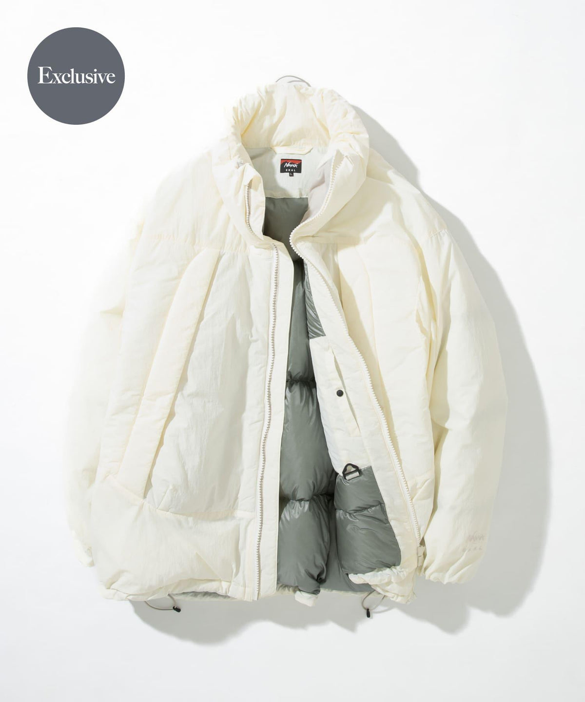 別注 NANGA EKAL 聯名 26FW 戶外保暖立領羽絨服 環保再生尼龍 軍裝口袋