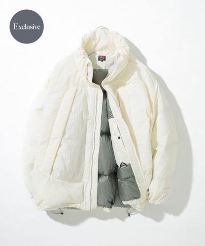 別注 NANGA EKAL 聯名 26FW 戶外保暖立領羽絨服 環保再生尼龍 軍裝口袋