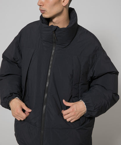 別注 NANGA EKAL 聯名 26FW 戶外保暖立領羽絨服 環保再生尼龍 軍裝口袋