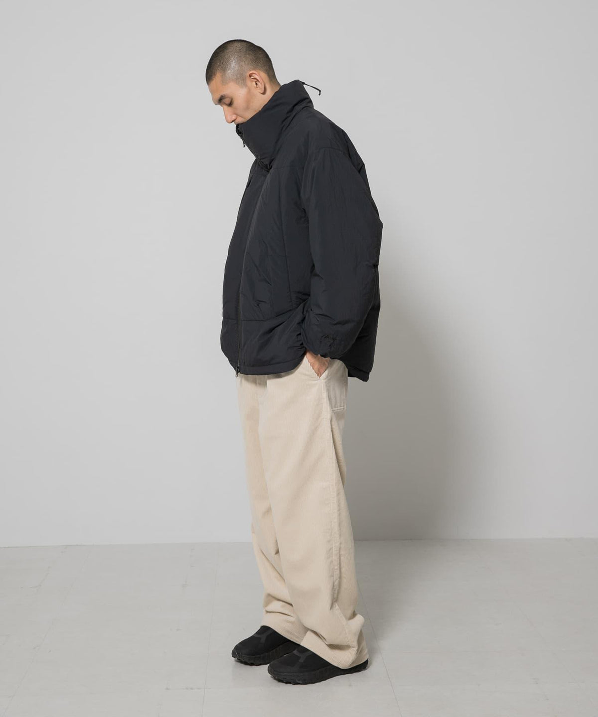 別注 NANGA EKAL 聯名 26FW 戶外保暖立領羽絨服 環保再生尼龍 軍裝口袋