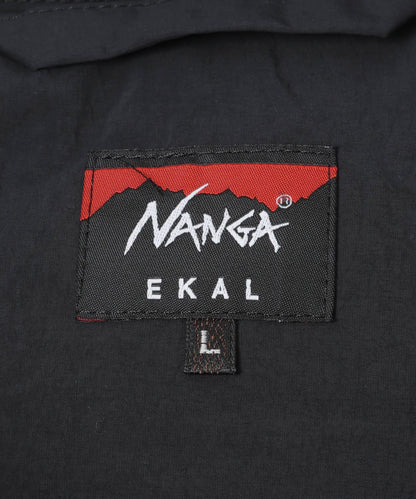 別注 NANGA EKAL 聯名 26FW 戶外保暖立領羽絨服 環保再生尼龍 軍裝口袋