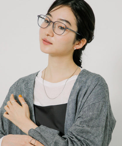 KANEKO OPTICAL×URBAN RESEARCH 聯名款 TYPE-C 透明框眼鏡 90%可見光透過率 1.0%紫外線透過率 約24.5g