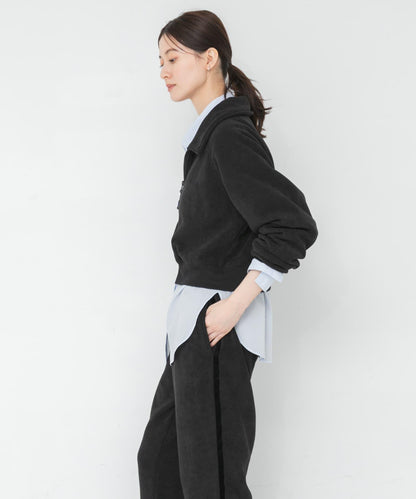 別注 THOUSAND MILE × URBAN RESEARCH 針織抓絨拉鍊連帽衫 彈力保暖防靜電抗菌防臭