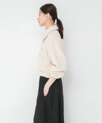 別注 THOUSAND MILE × URBAN RESEARCH 針織抓絨拉鍊連帽衫 彈力保暖防靜電抗菌防臭