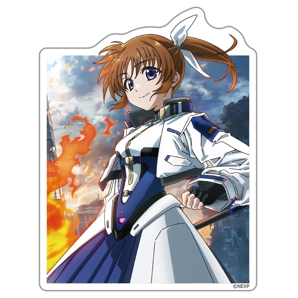 魔法少女奈葉 EXCEEDS Gun Blaze Vengeance 角色貼紙 約75mm 鹽化乙烯