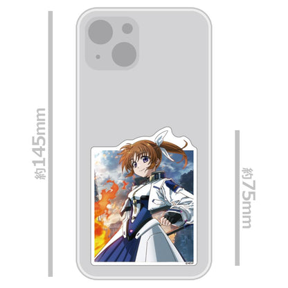 魔法少女奈葉 EXCEEDS Gun Blaze Vengeance 角色貼紙 約75mm 鹽化乙烯