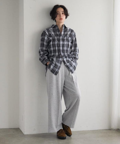 FREAK'S STORE 2026秋冬 休閒格紋襯衫疊穿馬甲套裝